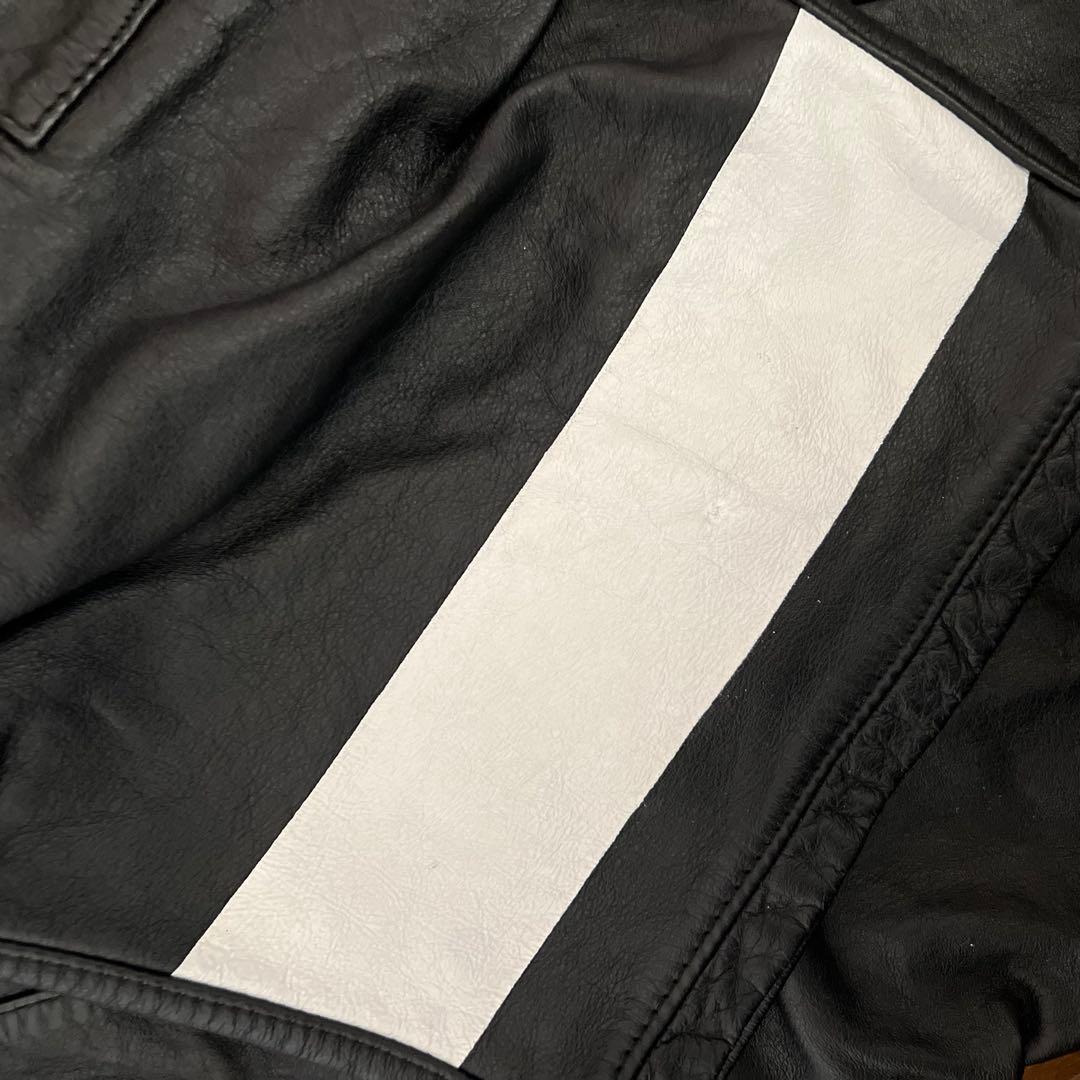 定*鮪様 UNDERCOVER 90s レザーショーツ 黒 初期 ショートパンツ