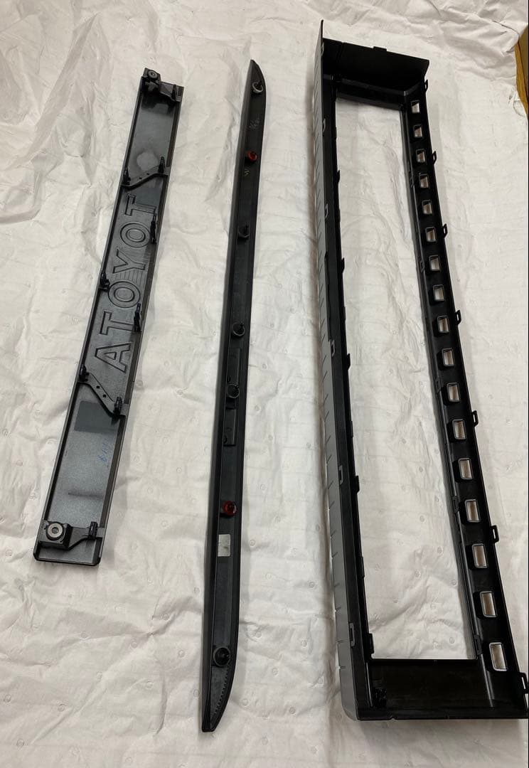 ランドクルーザー　250 マットブラック塗装　モール　グリル　ガーニッシュ　3点