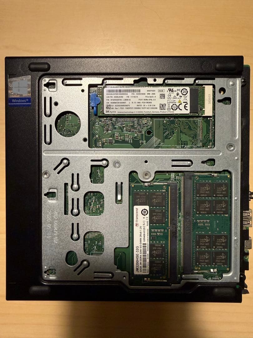 ミニPC ThinkCentre M75q Tiny Gen2 4750GE/64GB