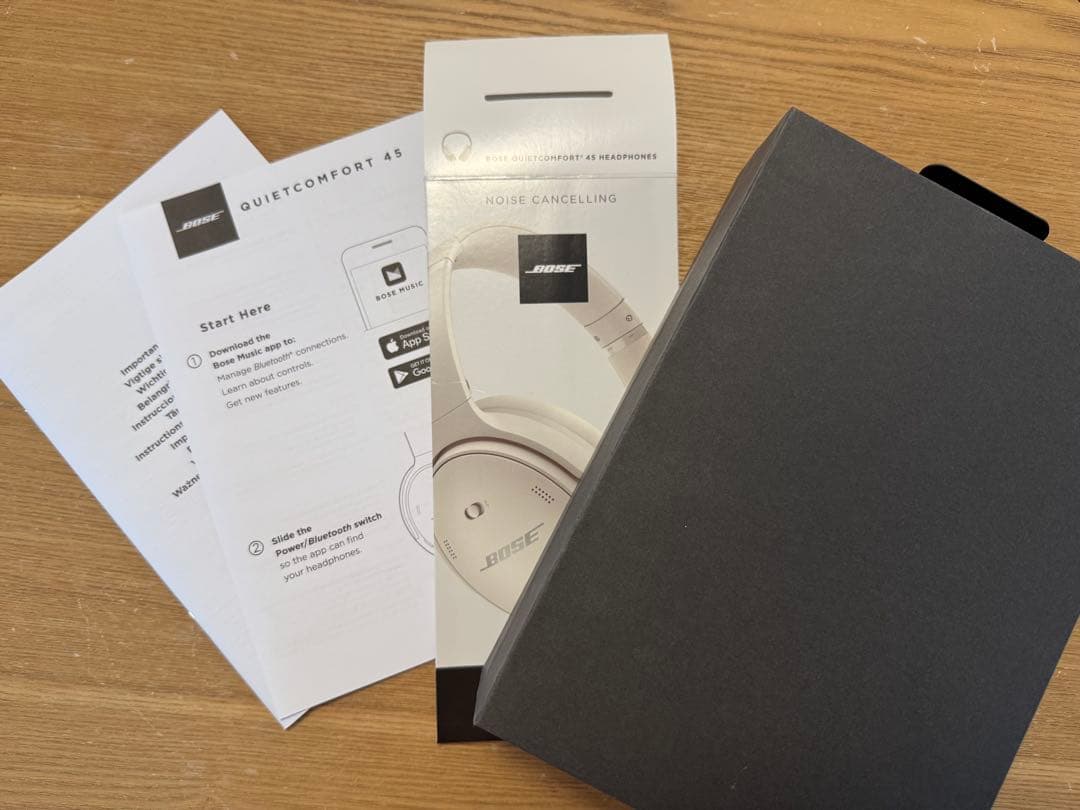 Bose ワイヤレスヘッドホン ホワイト QuietComfort 45