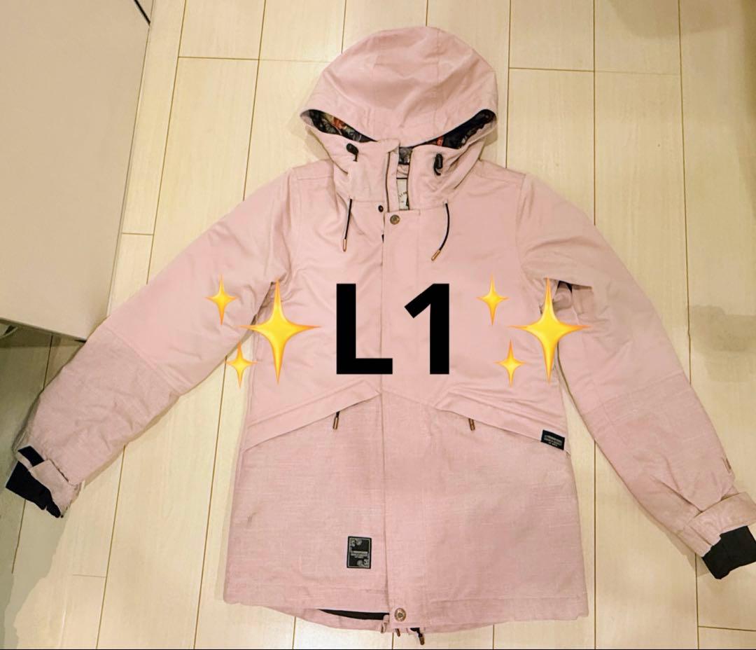 m*a様 L1 スノボウェア✨️ダスティ ピンク　スノーボード　スキー　ウェア