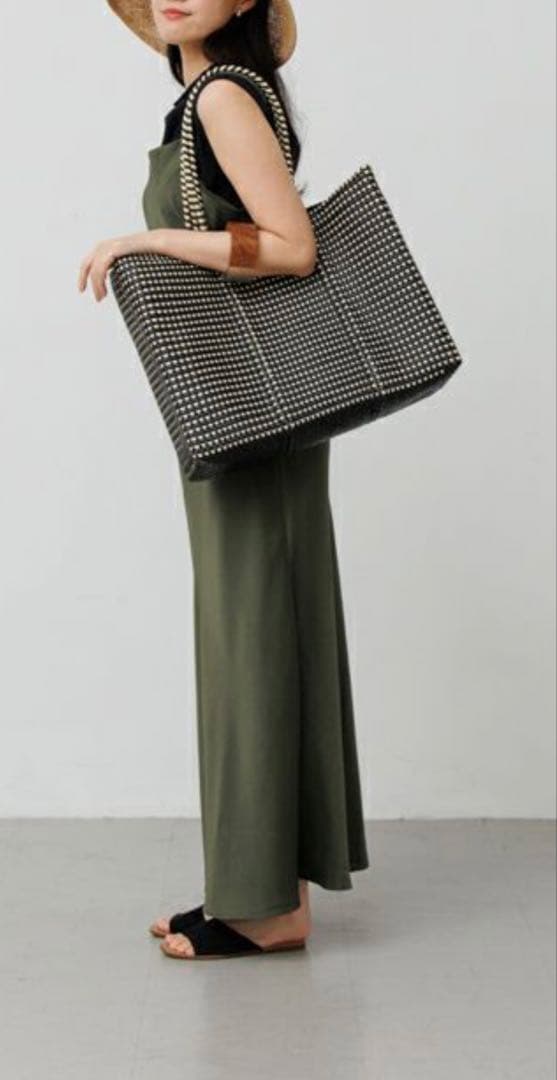 レトラメルカドバッグ　ミニチェックL