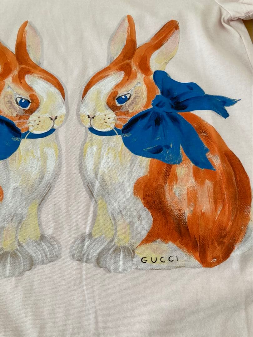 新品！GUCCI×ロンハーマンコラボ　Tシャツ サイズ10 ピンク