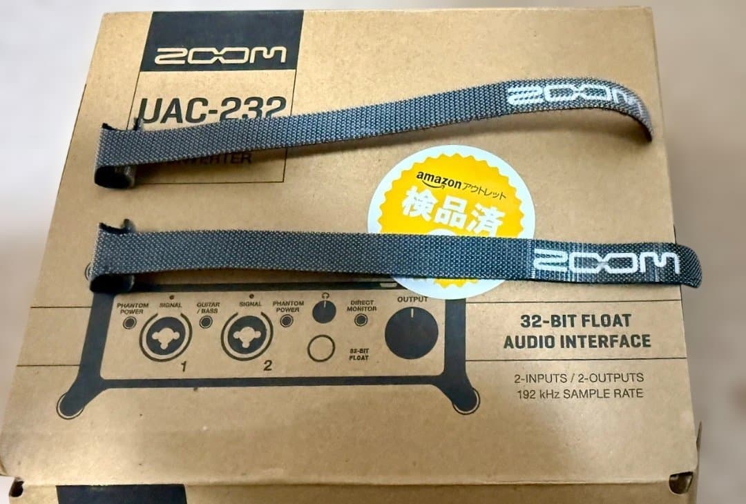 ZOOM UAC-232 USB-C オーディオインターフェース　使用少
