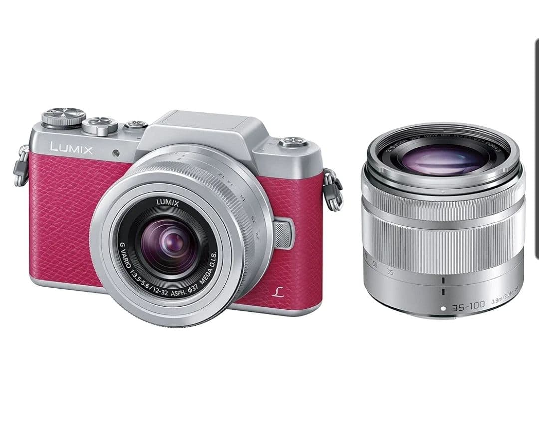 パナソニック ミラーレス一眼カメラ ダブルズームレンズ DMC-GF7W-S