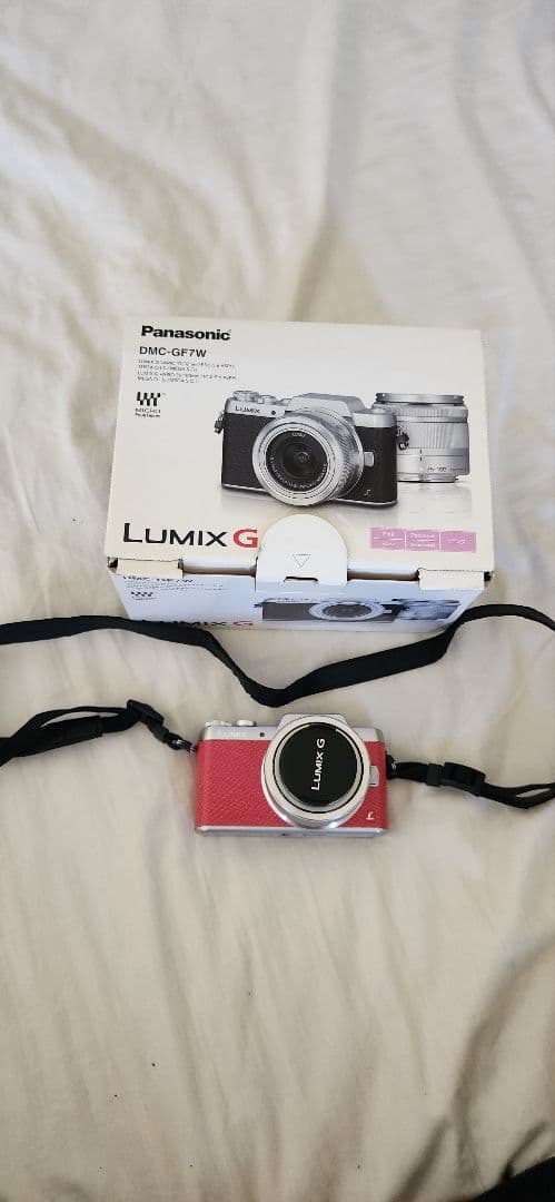 パナソニック ミラーレス一眼カメラ ダブルズームレンズ DMC-GF7W-S