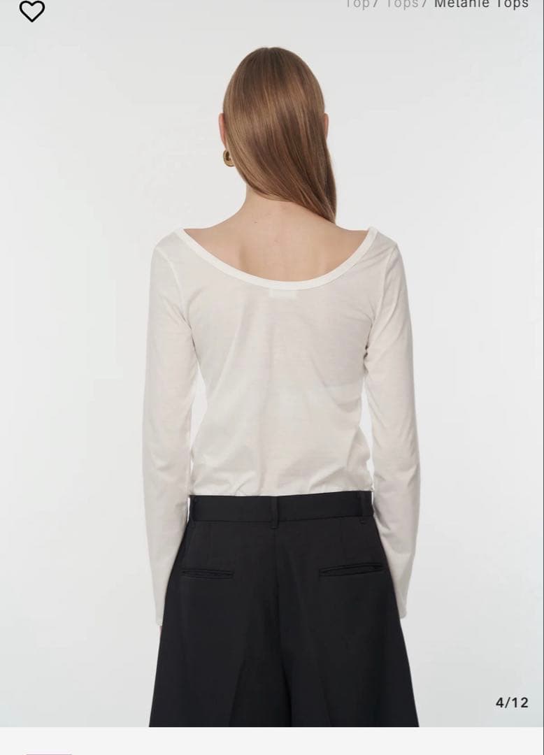 Gajess Melanie Tops ブラック　36