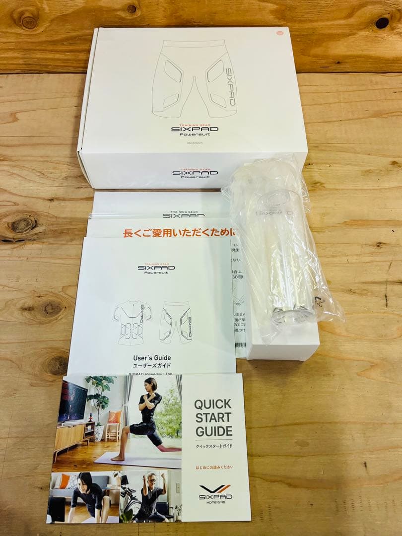 未使用に近い SIXPAD パワースーツ レディース トップ＆ボトム Mサイズ