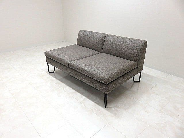 展示品 　フクラ「フィナンシェ」アームレス2人掛けソファ　2Pソファ　35万円