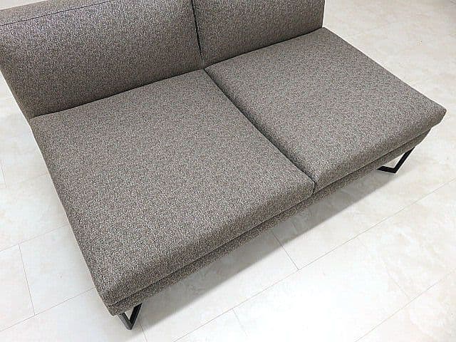 展示品 　フクラ「フィナンシェ」アームレス2人掛けソファ　2Pソファ　35万円