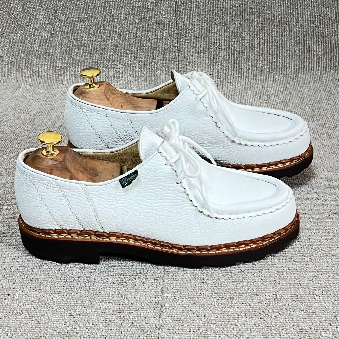 美品✨パラブーツ Paraboot ミカエル ホワイト シボ革 40