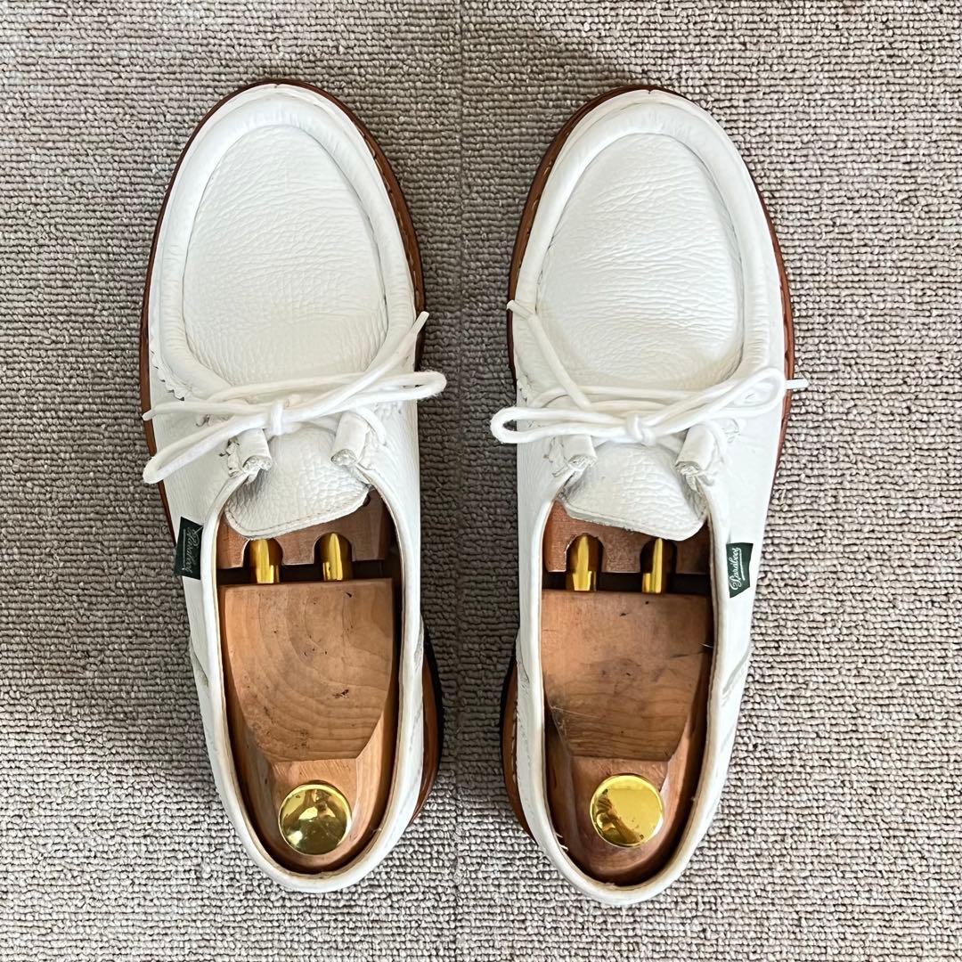 美品✨パラブーツ Paraboot ミカエル ホワイト シボ革 40