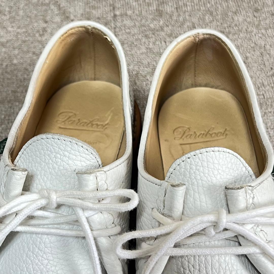 美品✨パラブーツ Paraboot ミカエル ホワイト シボ革 40
