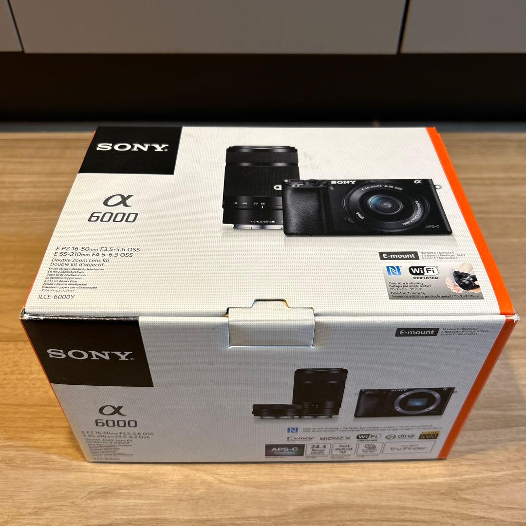 【週末割引】Sony α6000 ミラーレスカメラ ダブルズームレンズセット