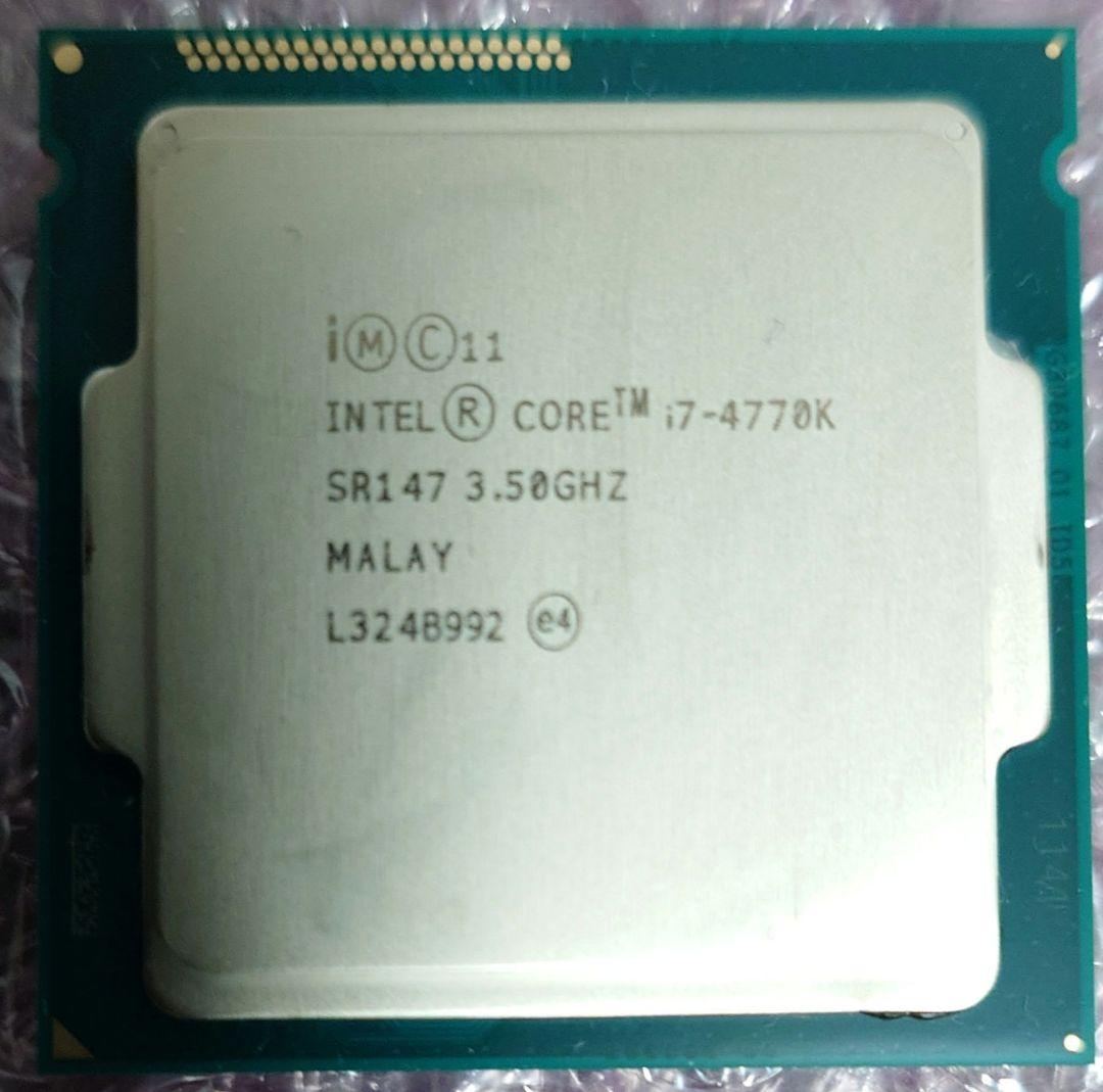 Intel Core i7-4770K 3.5GHz CPU 3個セット