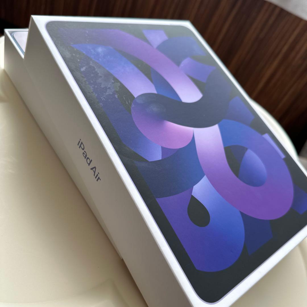 iPad Air 第5世代　本体+箱　64GB WiFiモデル パープル おまけ