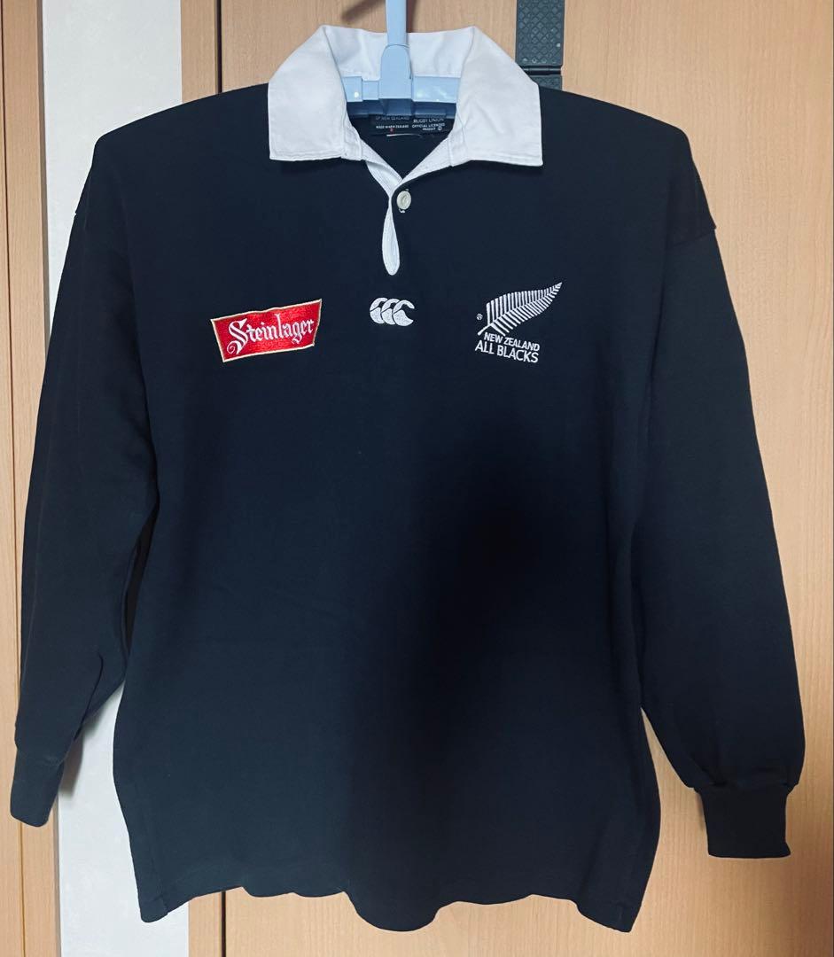 《ビンテージ》オールブラックス ラガー シャツ 長袖 Canterbury