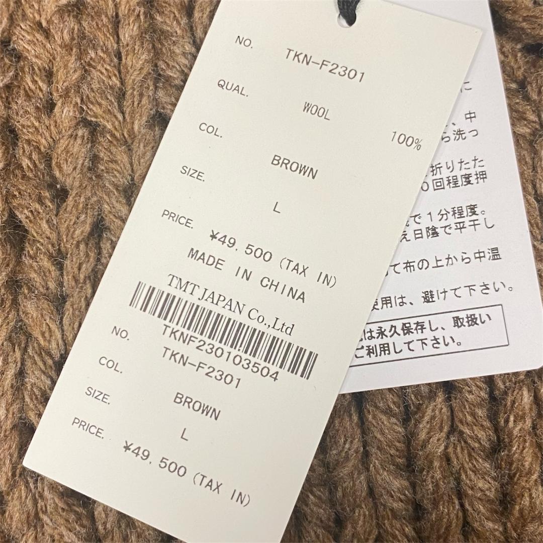 定価49500円 L TMT タートルネック セーター ニット ウール100％