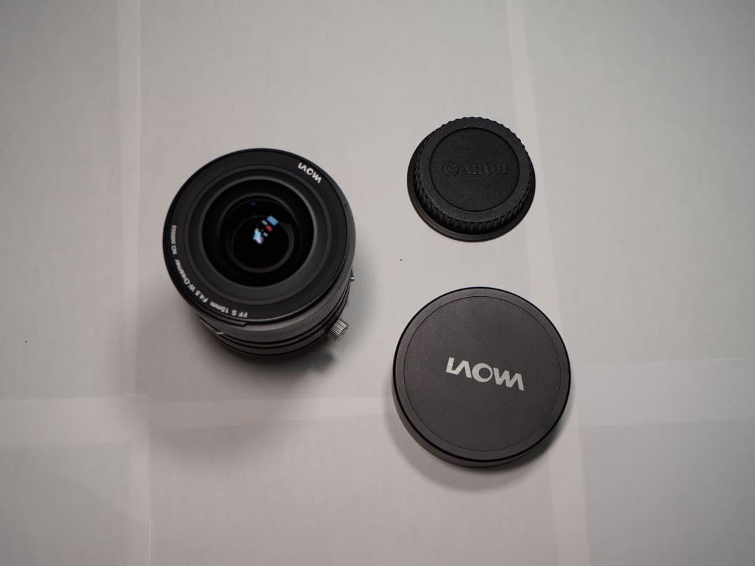LAOWA 15mm f4.5 zero-d shift EFマウント おまけ有