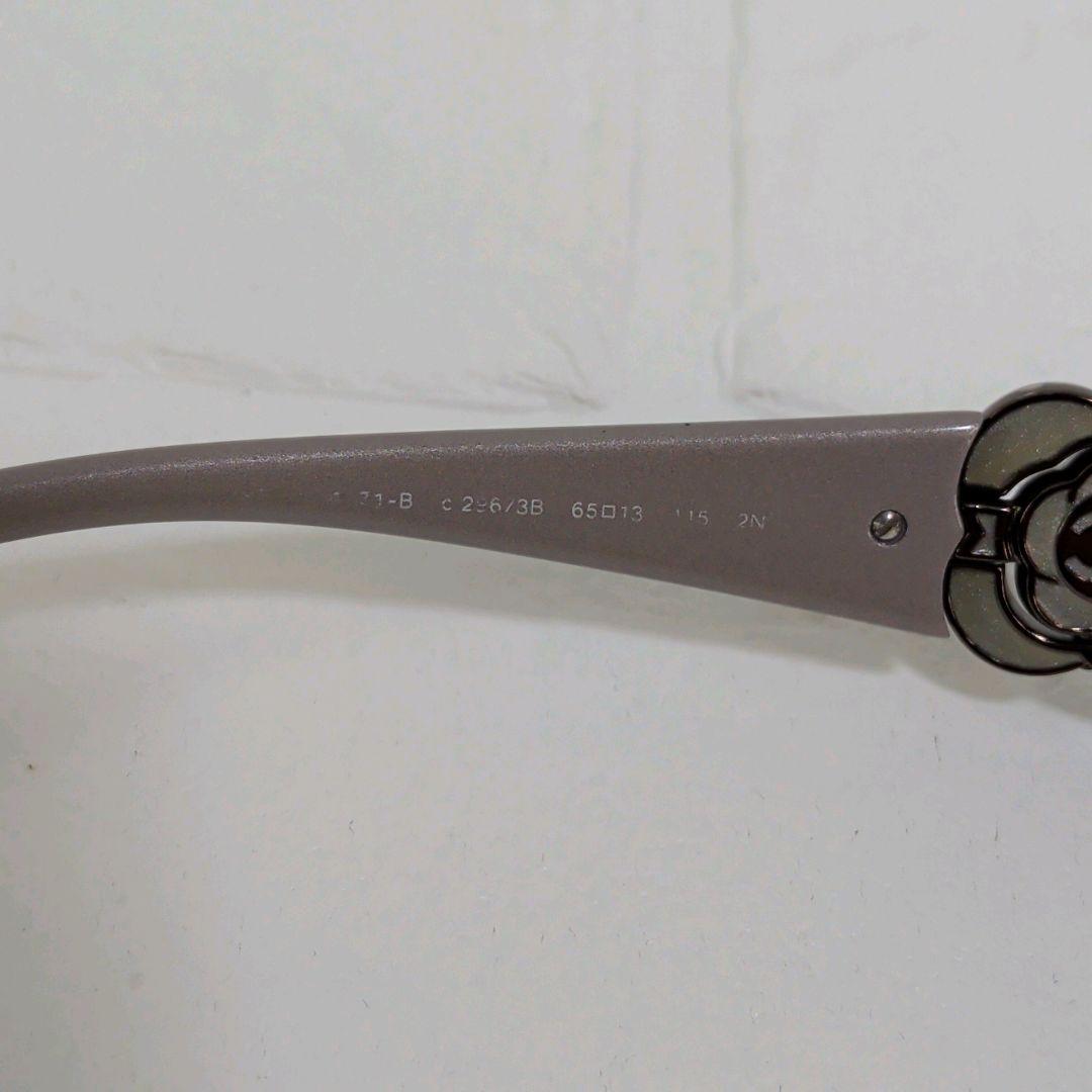 良品✨️　CHANEL　サングラス　リムレス　ココマークカメリア　ラインストーン