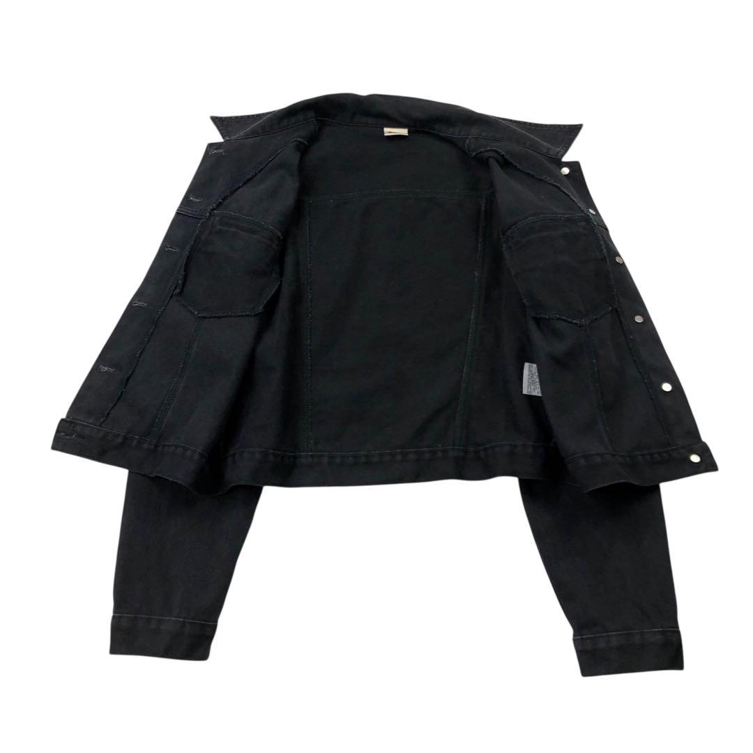 【レディース】90s stussy デニムジャケット オーストラリア製 黒 S