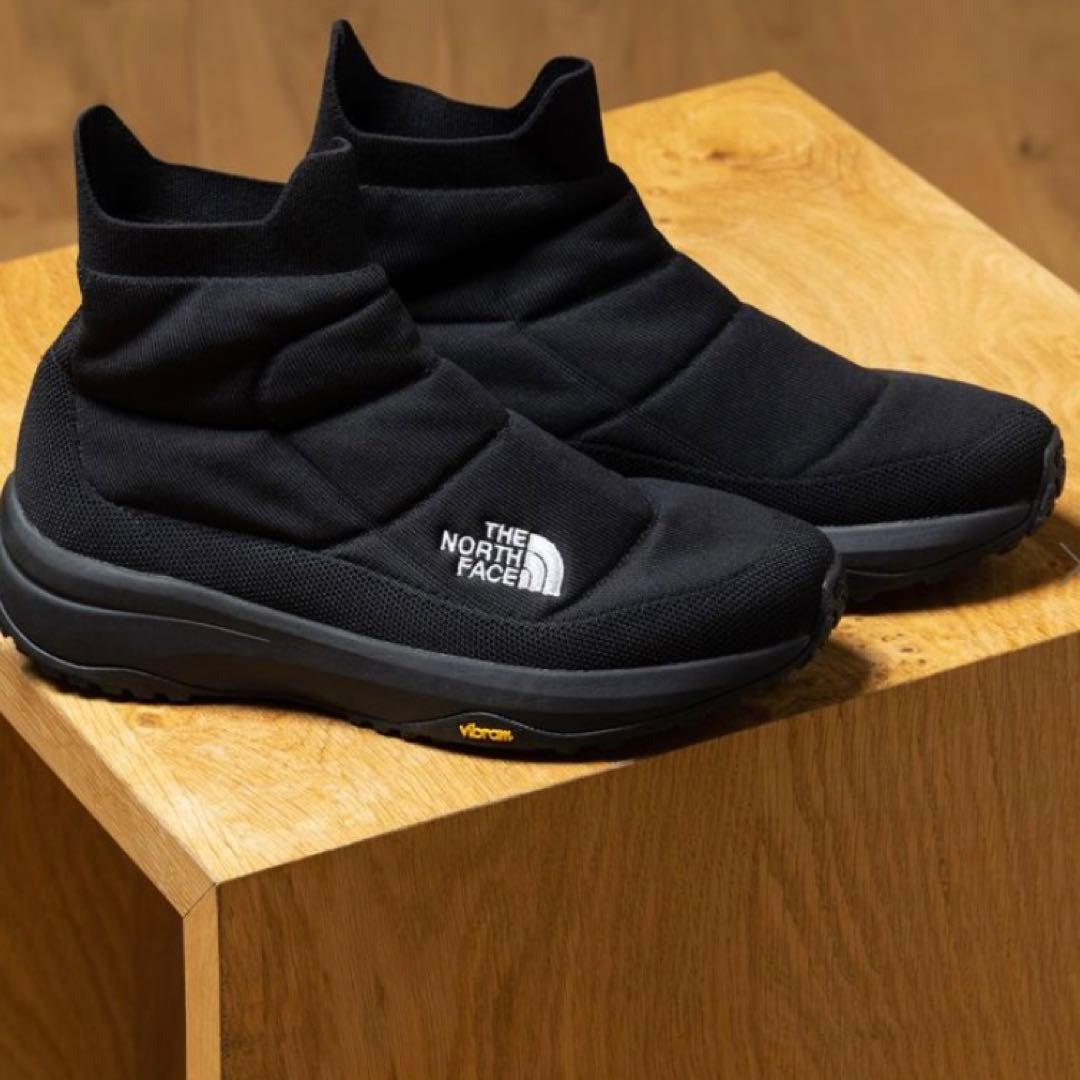 24cm ザノースフェイス　ブラック　シェルター ニット ミッド