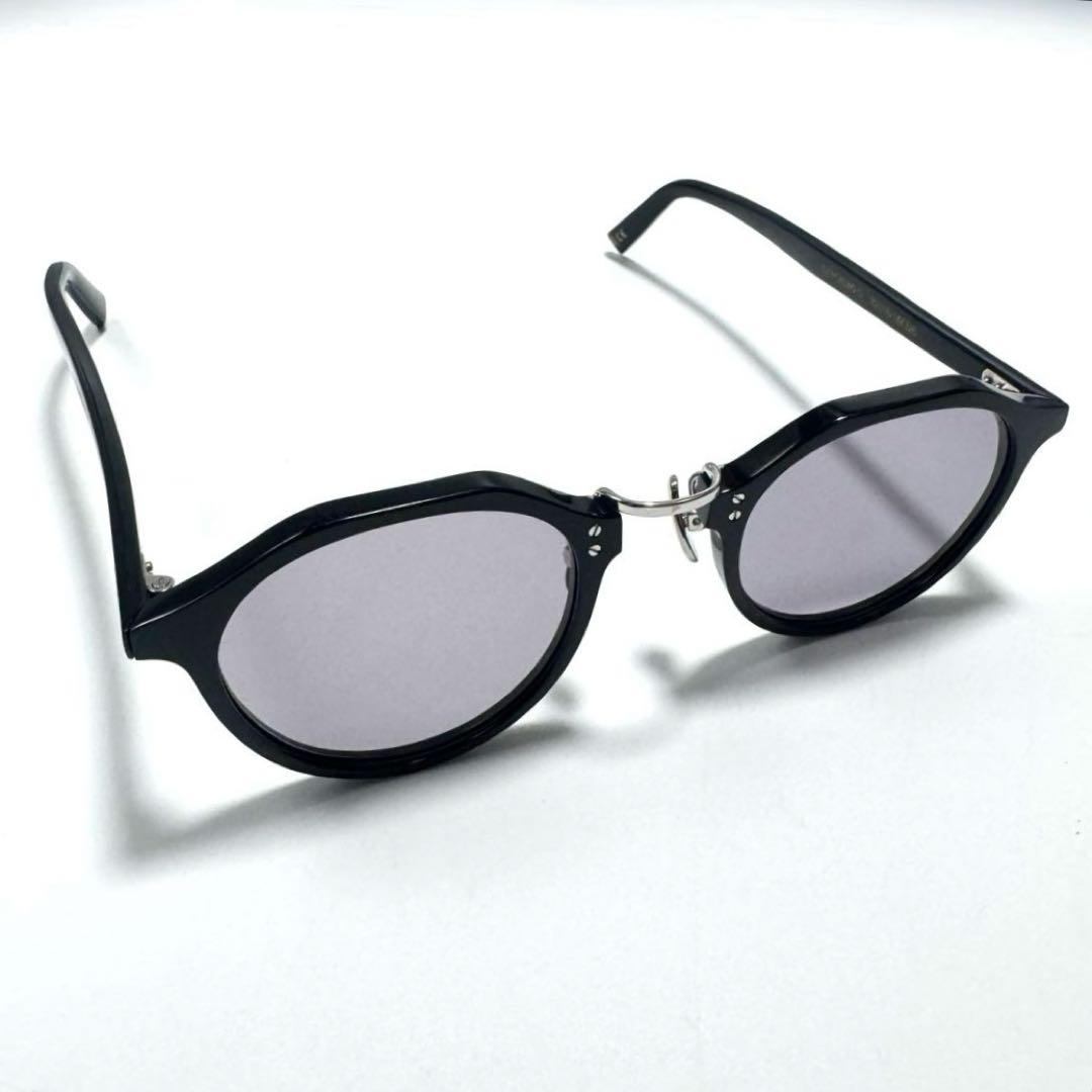 美品 A.D.S.R. SATCHMO 01 サングラス ブラック シルバー