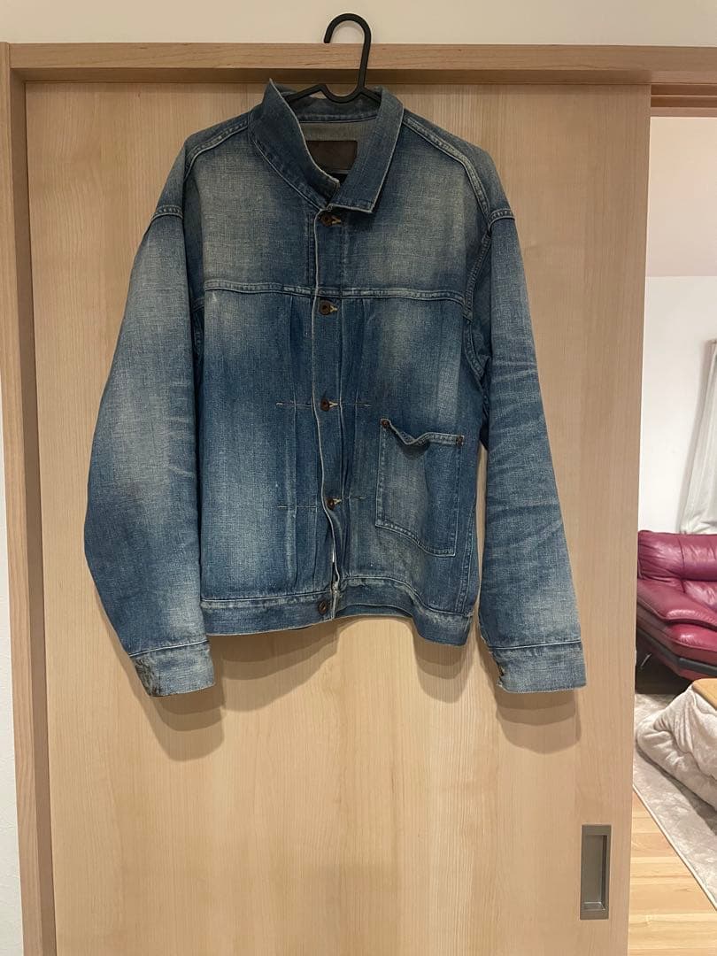 Taiga takahashiデニムジャケット ライトブルー