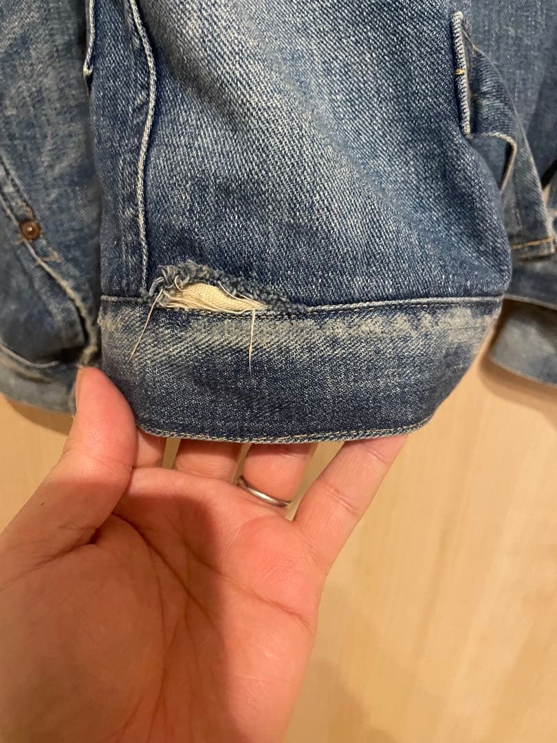 Taiga takahashiデニムジャケット ライトブルー