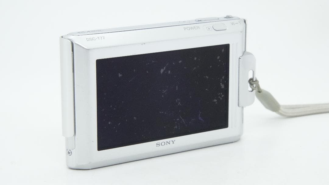 【A3238】 SONY Cyber-shot DSC-T77 シルバー ソニー