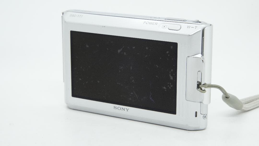 【A3238】 SONY Cyber-shot DSC-T77 シルバー ソニー