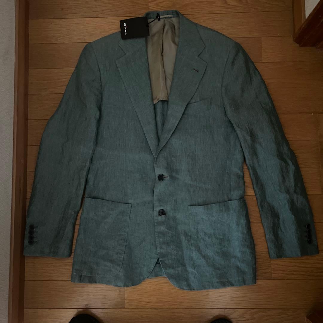 Kiton 100%リネン テーラードジャケット