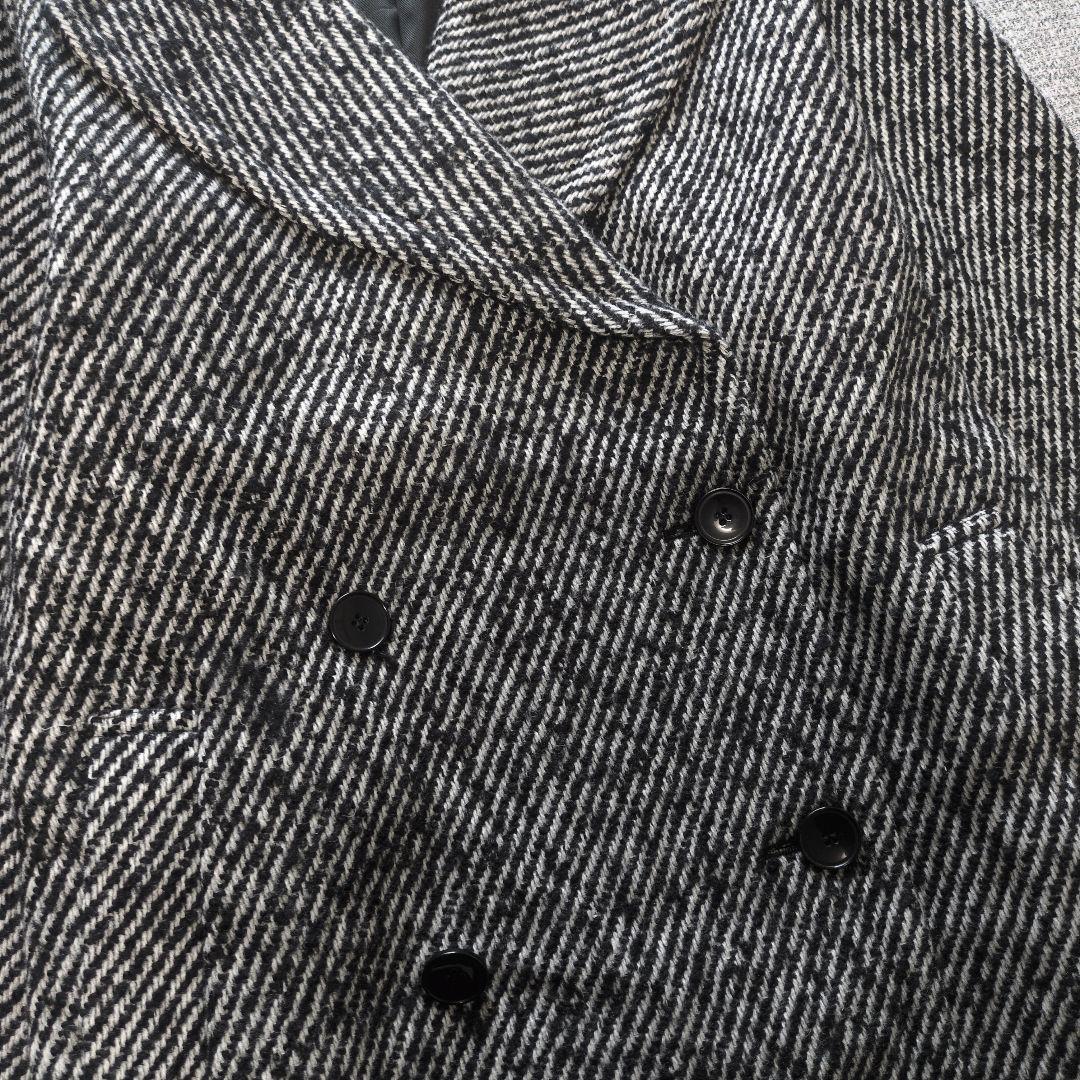 サザビーリーグ取扱い　エルフォーブル　オーバーサイズ　ピーコート　ツイード　新品