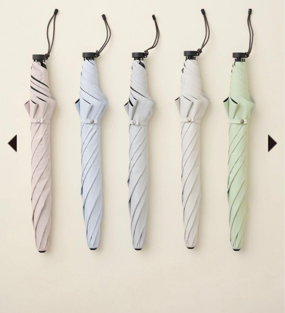 【使用3回美品】サンバリア 100 2段折コンパクト moku グリーン