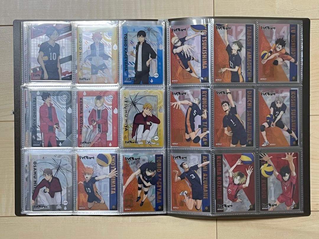 ハイキュー クリアカードコレクション1・2・3・4 全174種＋特典3枚 黒①