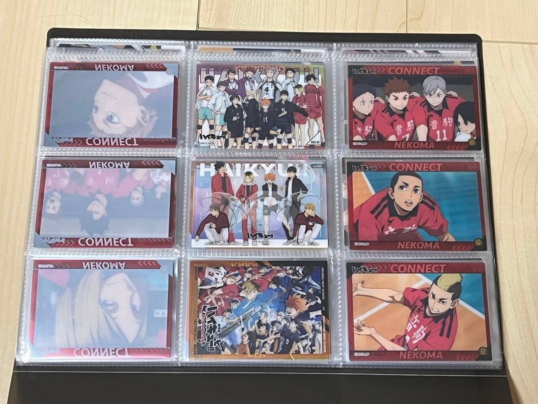 ハイキュー クリアカードコレクション1・2・3・4 全174種＋特典3枚 黒①