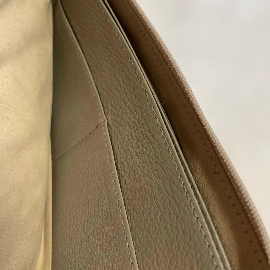 ATAO シルバー パイソン編み込み 長財布