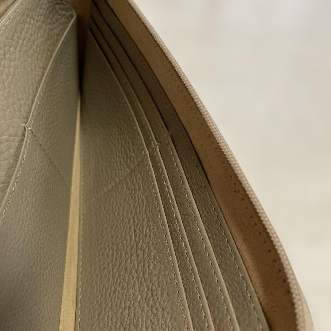 ATAO シルバー パイソン編み込み 長財布