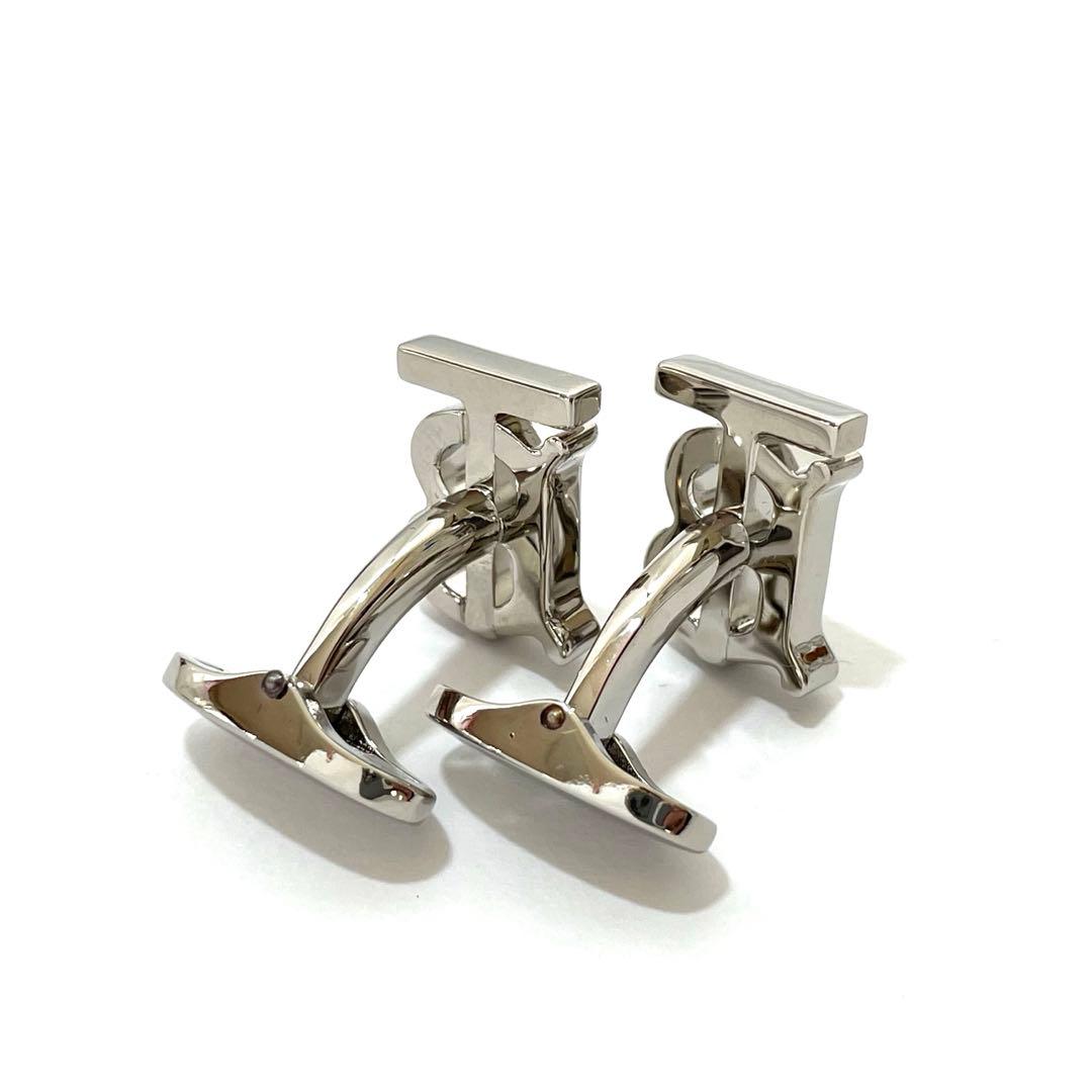 【超美品】 バーバリー BURBERRY カフス TBラインCAFF LINK