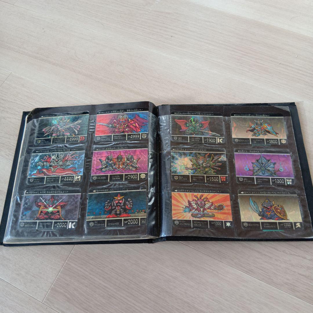 【断捨離】SDガンダムカードダスアルバム　プリズムカード130枚（@480円）