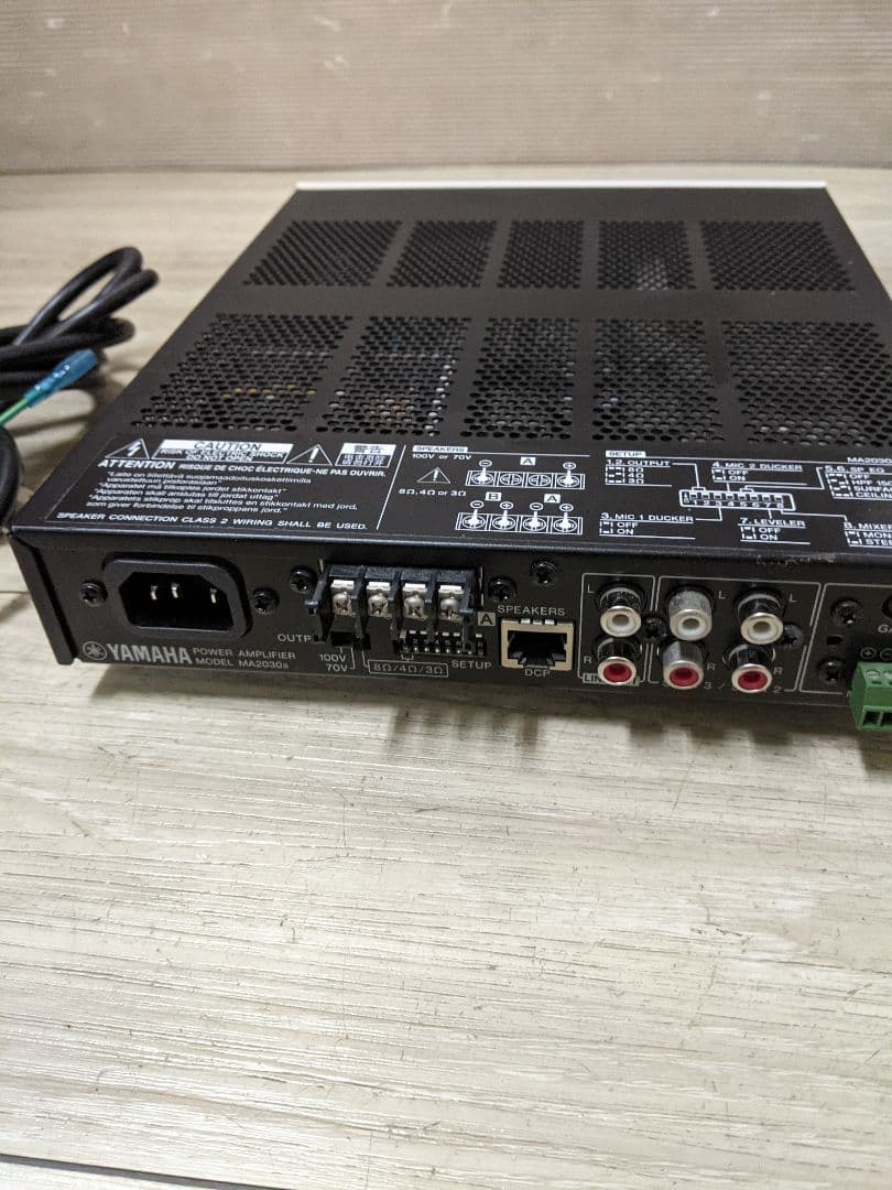 YAMAHA ヤマハ パワーアンプ MA2030a 業務用アンプ 30W