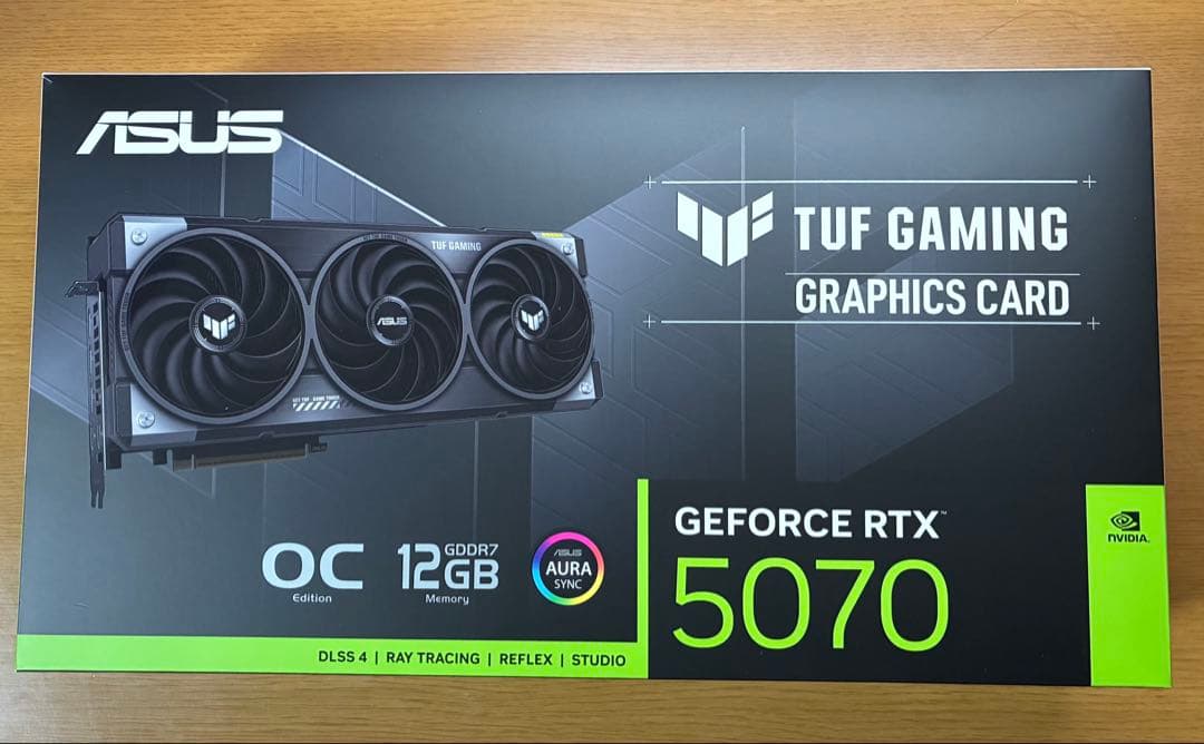 グラフィックボード・グラボ・ビデオカード ASUS TUF GAMING GEFORCE RTX 5070