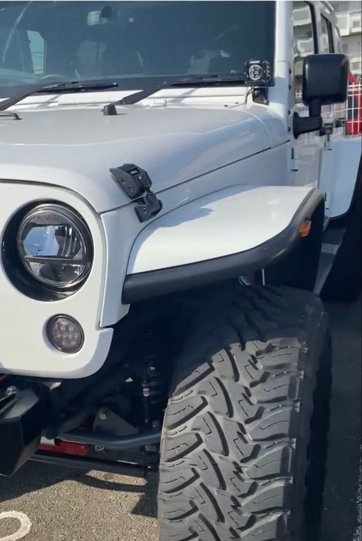 AAA　JKラングラー TRCフェンダーキット ホワイト