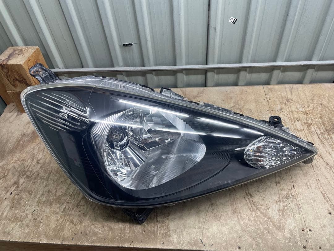 ★ コーティング 済み GEフィット 純正 HID ヘッドライト ブラック 加工