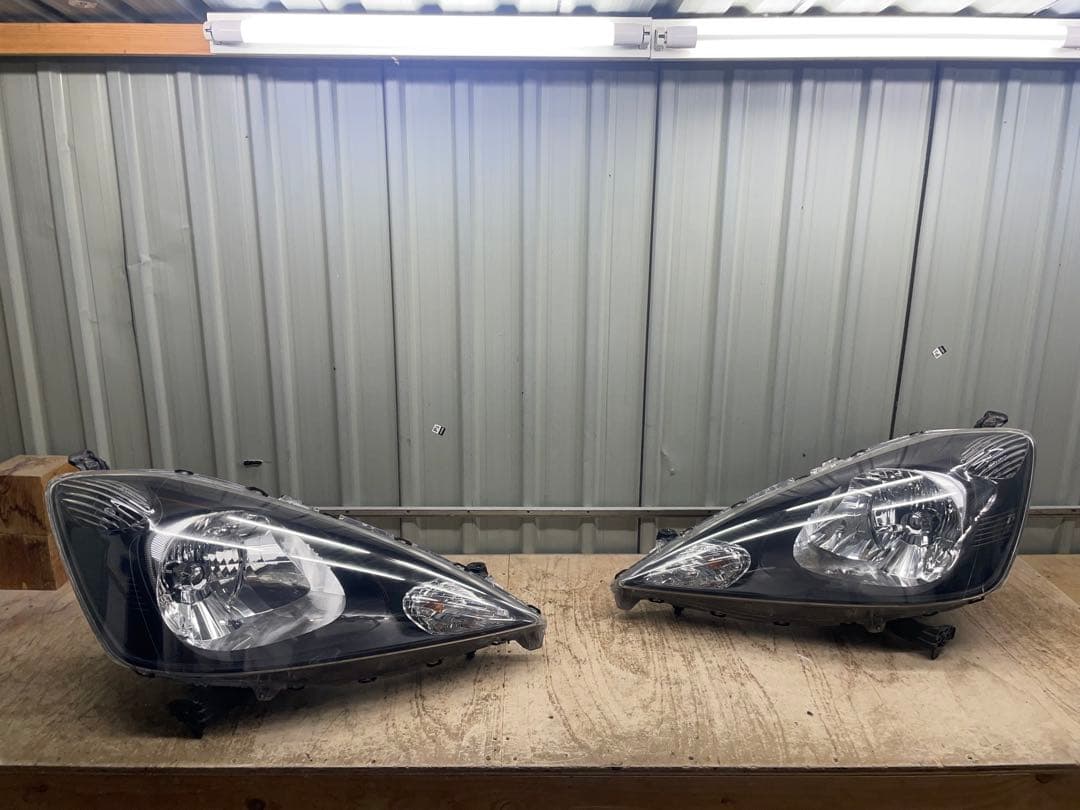 ★ コーティング 済み GEフィット 純正 HID ヘッドライト ブラック 加工