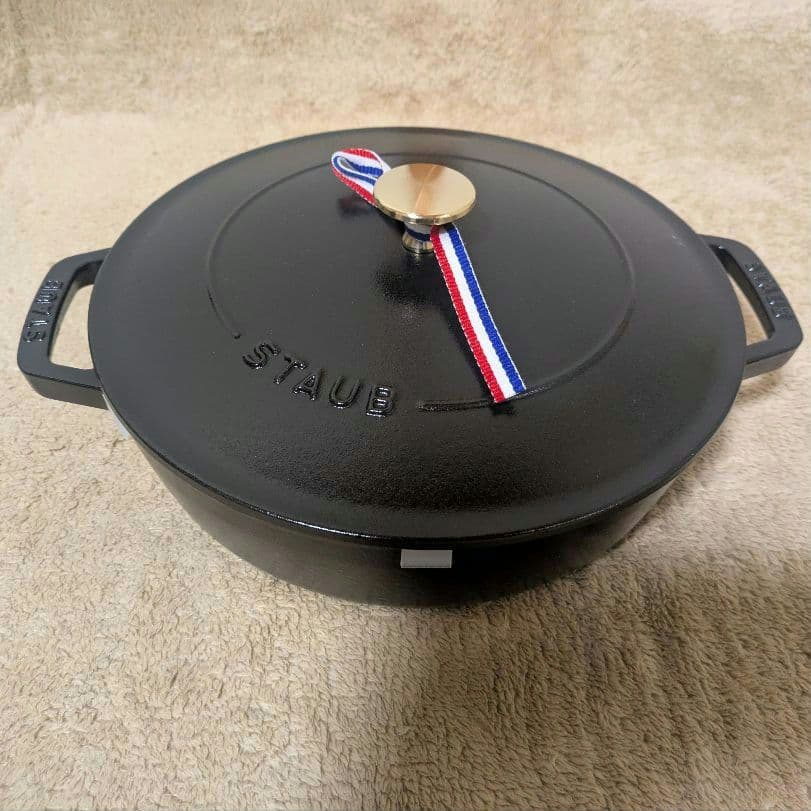 STAUB（ストウブ）ブレイザーソテーパン　24cm　ブラック