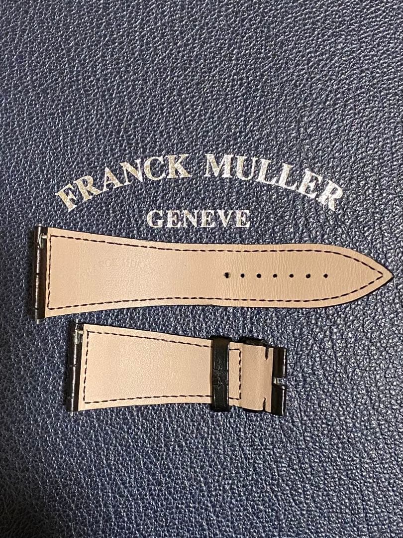 26mm フランクミュラー 純正 ブラックメタリック ストラップ ベルト