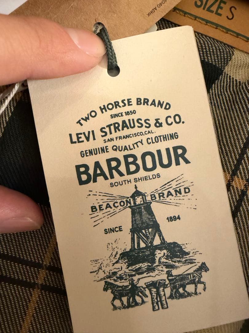 ジャケット・アウター LEVI'S x Barbour Bedale Denim Jacket