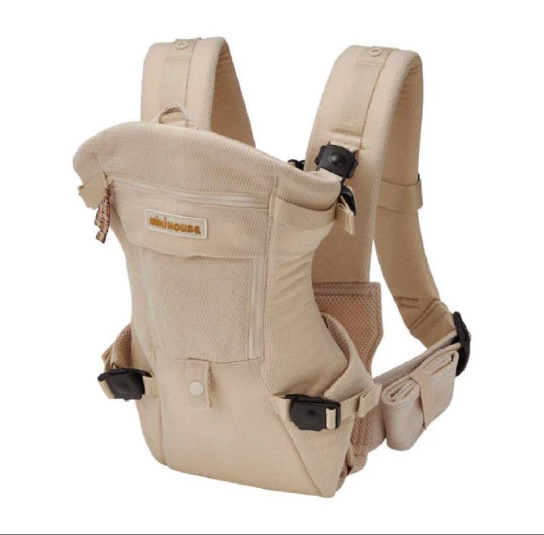 ★新品未使用 / ミキハウス / MikiHOUSE / 抱っこ紐 / ベージュ