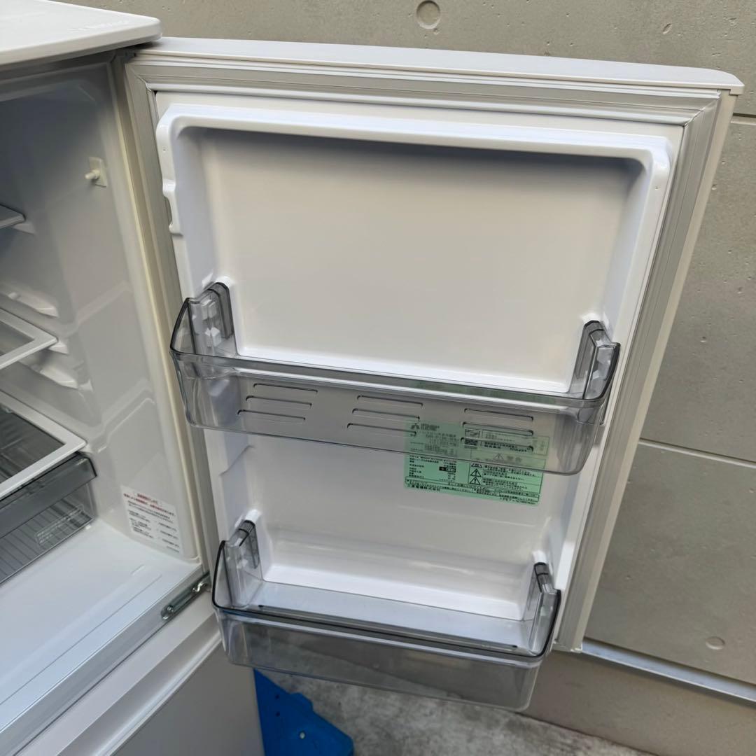 210⭐️2024年製美品★三菱電機　冷蔵庫　自動霜取り　ホワイト　一人暮らし